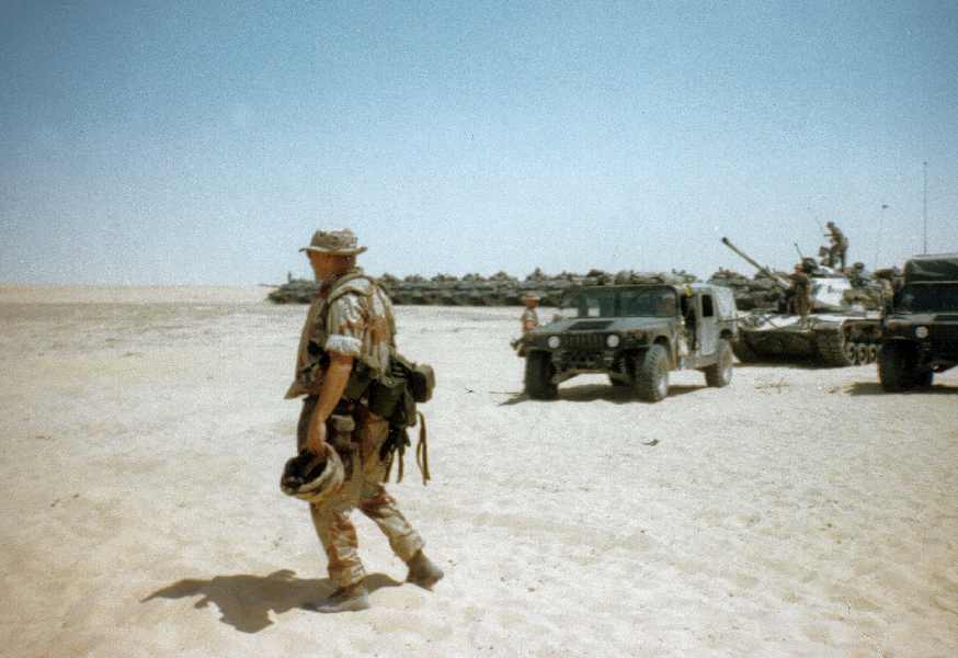 Tanks in Desert
