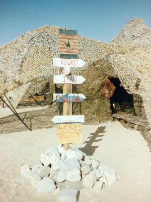 US desert base, northern Saudi Arabia, Fall 1990